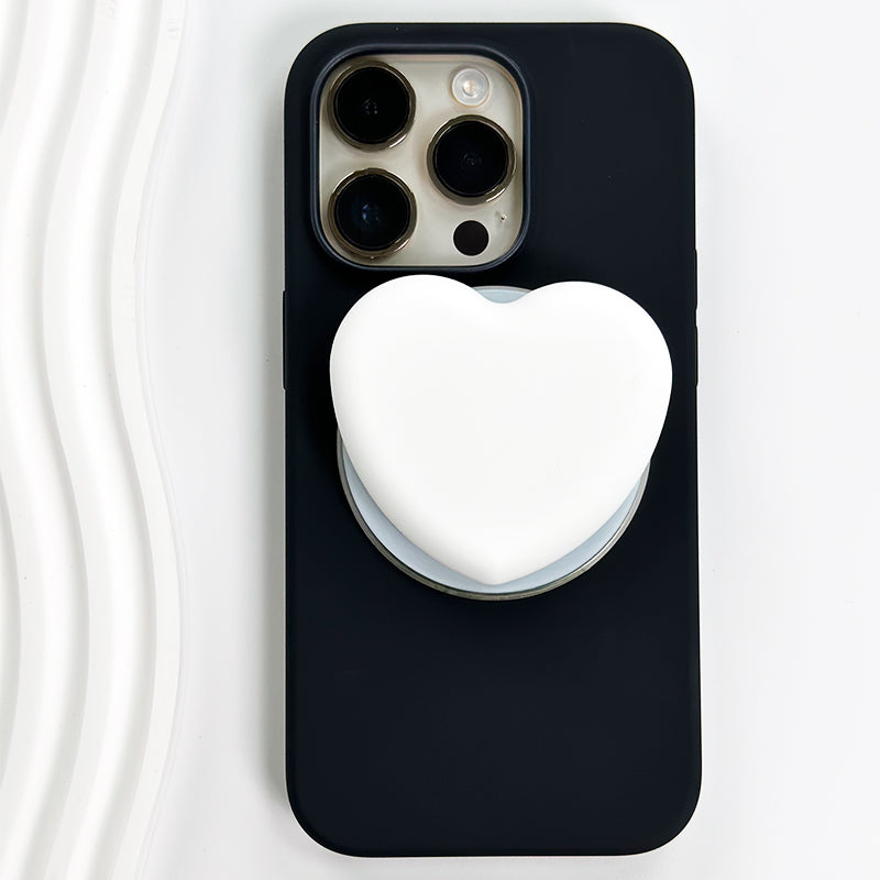 ROTAN Heart MagSafe Phone Grip | Cute Magnetic Phone Grip - Polar White