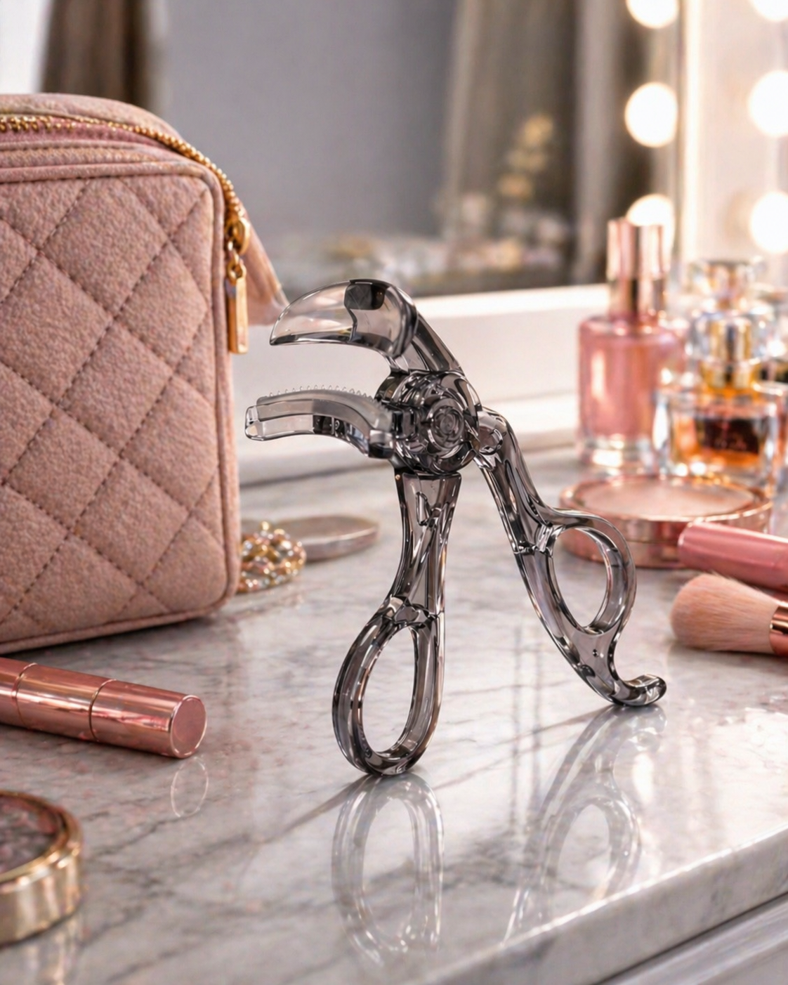 ROTAN PRO Eyelash Curler with Built-In Comb