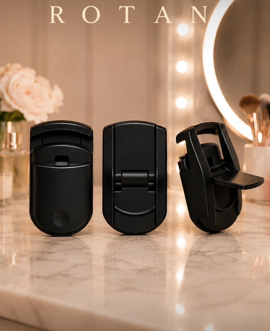 ROTAN Mini Lash Curler — Color Collection | Piano Black
