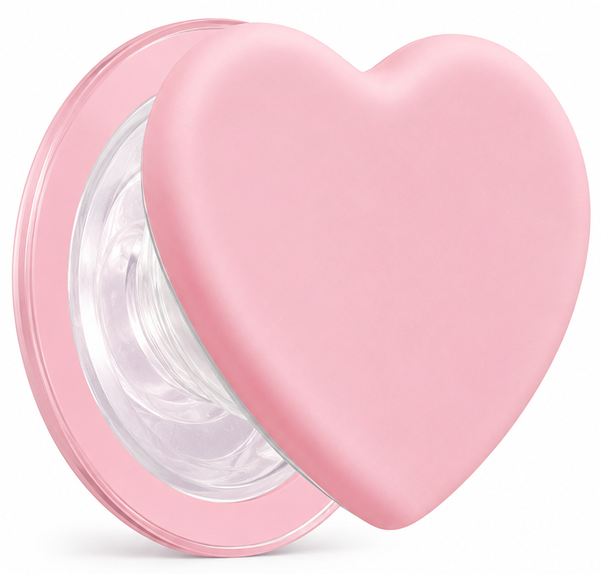 ROTAN Heart MagSafe Phone Grip | Cute Magnetic Phone Grip - Blush Pink