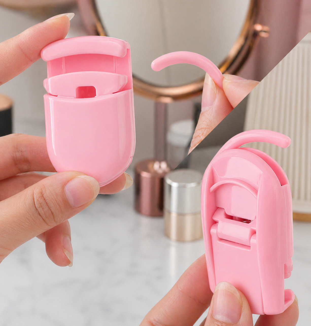 ROTAN Mini Lash Curler — Color Collection | Baby Pink