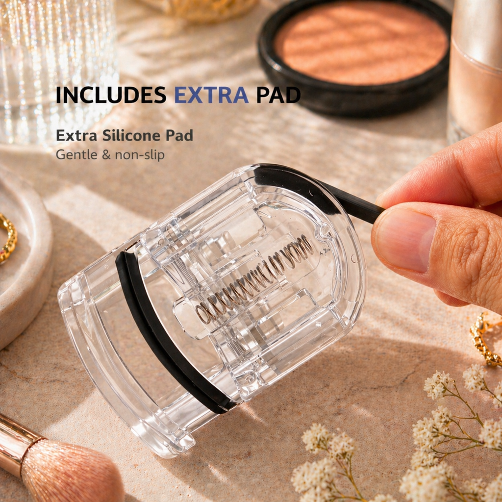 ROTAN Mini Lash Curler — Color Collection | Crystal Clear