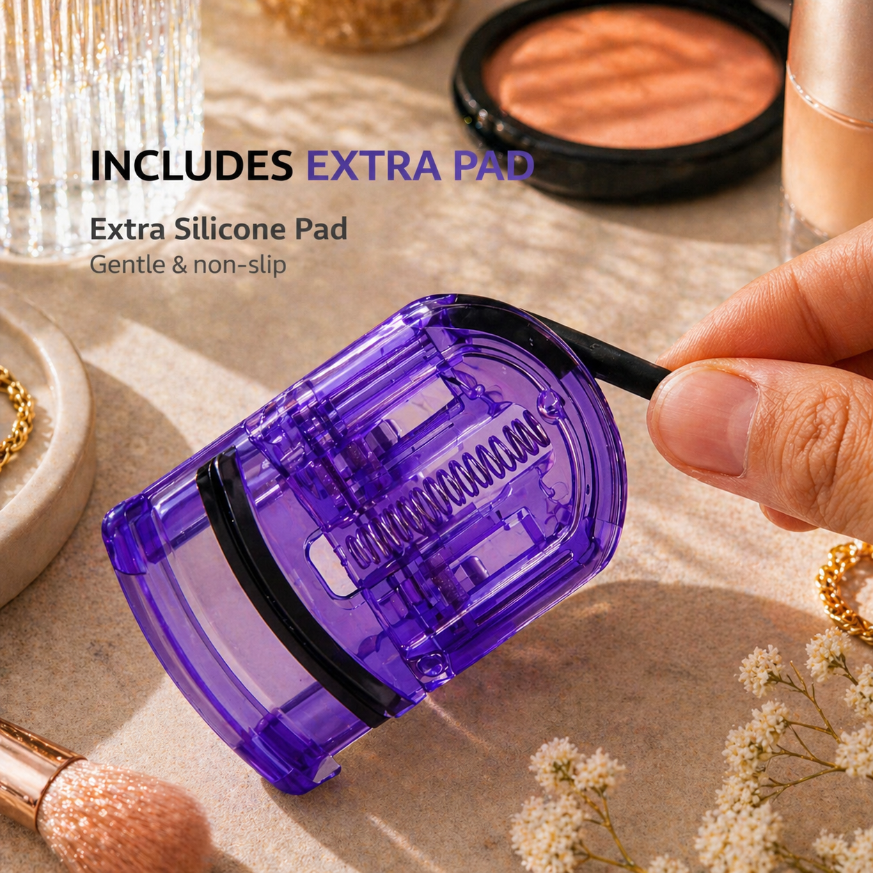 ROTAN Mini Lash Curler — Color Collection | Amethyst