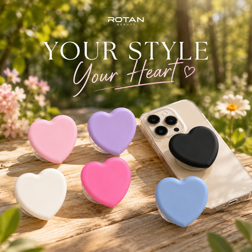 ROTAN Heart MagSafe Phone Grip | Cute Magnetic Phone Grip - Blue Breeze