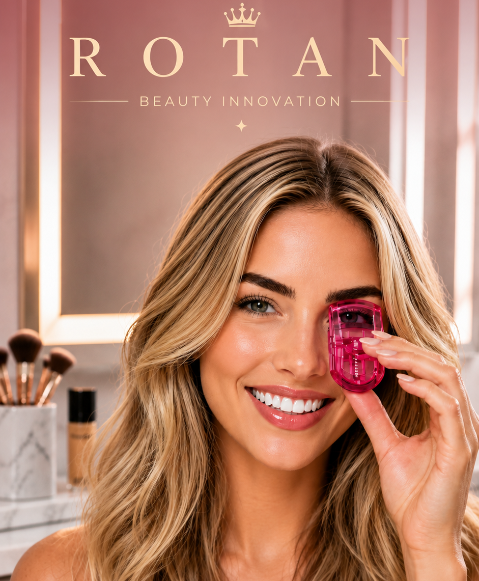 ROTAN Mini Lash Curler — Color Collection | Hot Pink