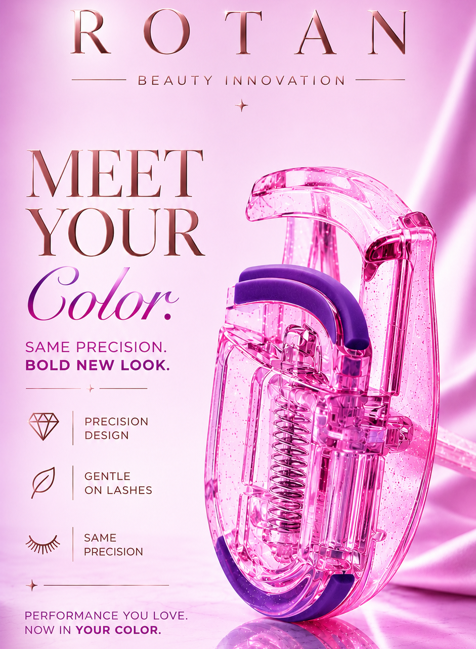 ROTAN Mini Lash Curler — Color Collection | Pink  Lila