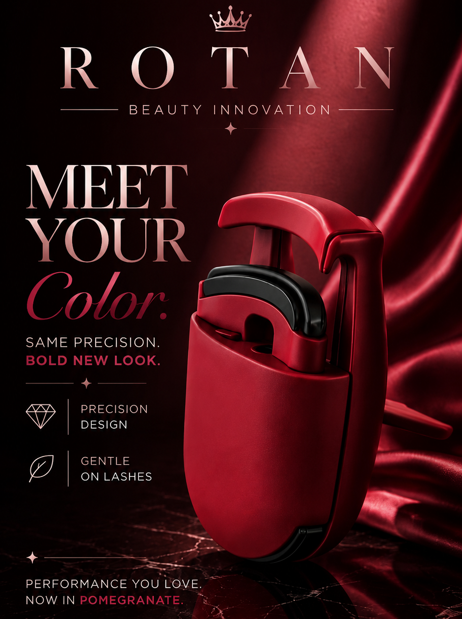 ROTAN Mini Lash Curler — Color Collection | Pomegrannate