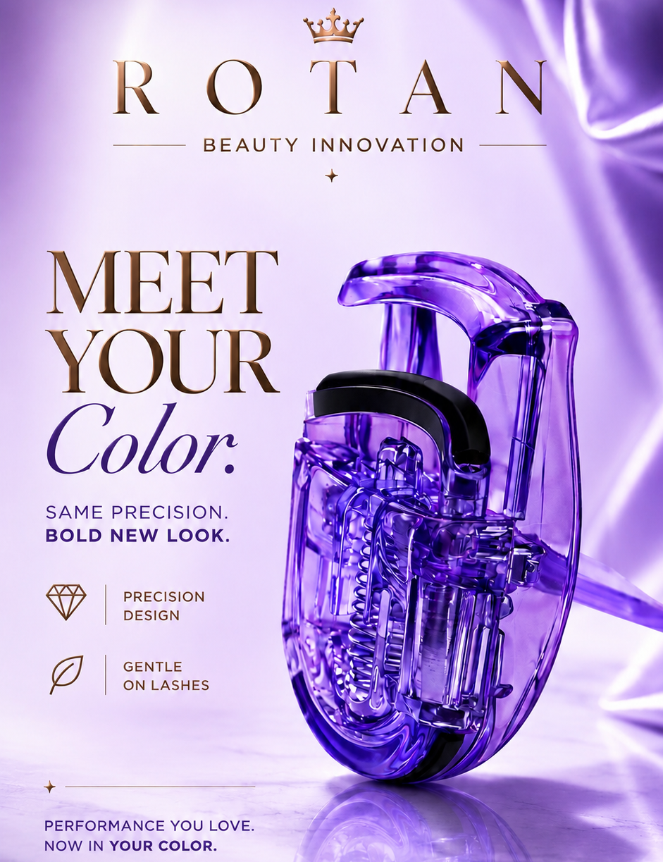 ROTAN Mini Lash Curler — Color Collection | Amethyst