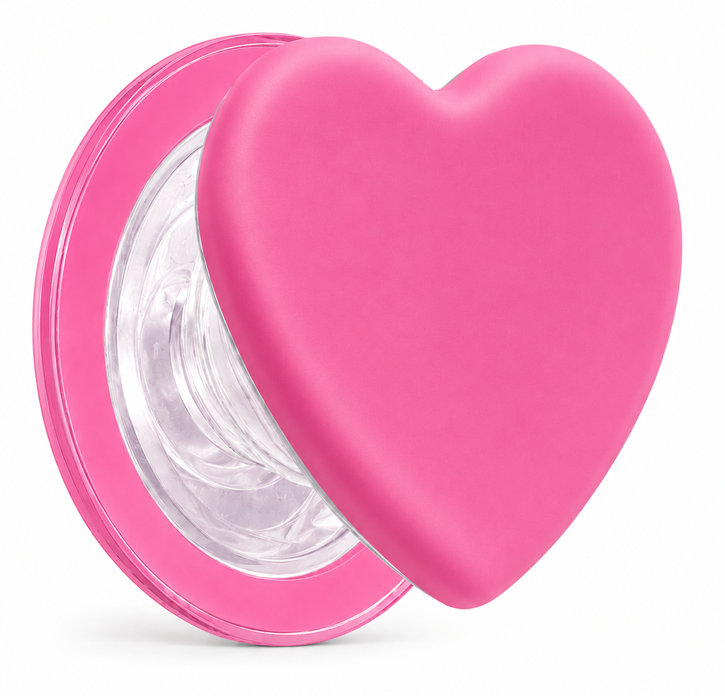 ROTAN Heart MagSafe Phone Grip | Cute Magnetic Phone Grip - Hot Pink