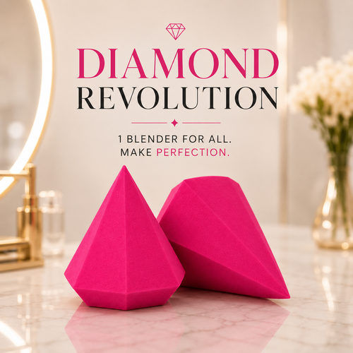 ROTAN Diamond Revolution Blender | Multi-Surface Makeup Sponge