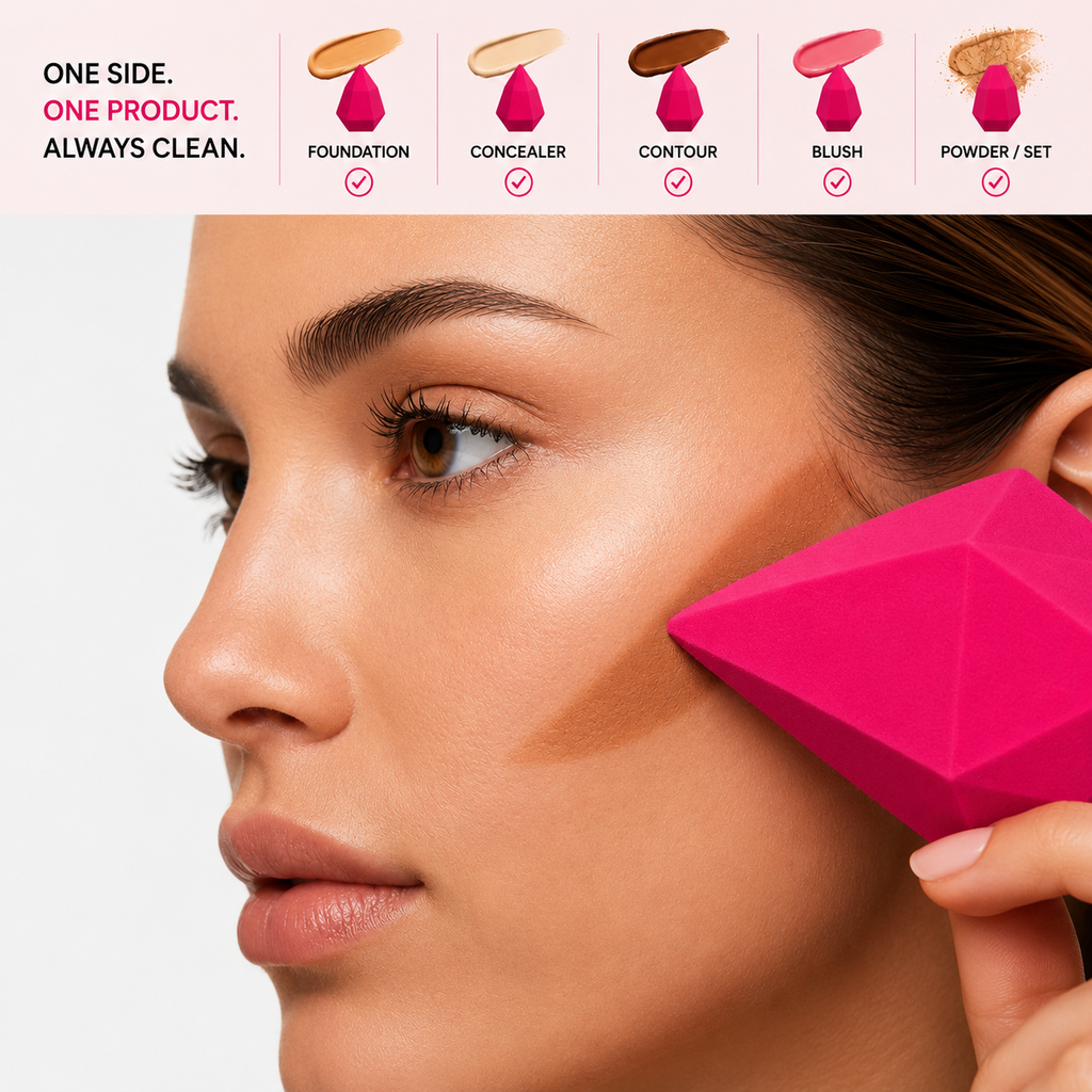 ROTAN Diamond Revolution Blender | Multi-Surface Makeup Sponge