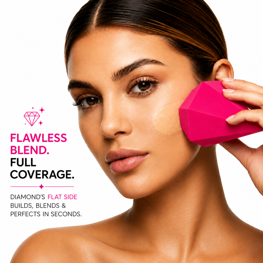 ROTAN Diamond Revolution Blender | Multi-Surface Makeup Sponge
