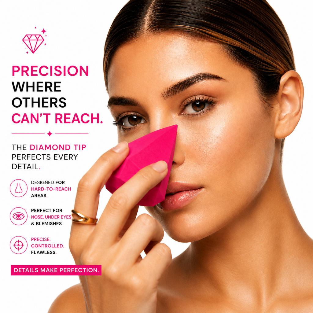 ROTAN Diamond Revolution Blender | Multi-Surface Makeup Sponge