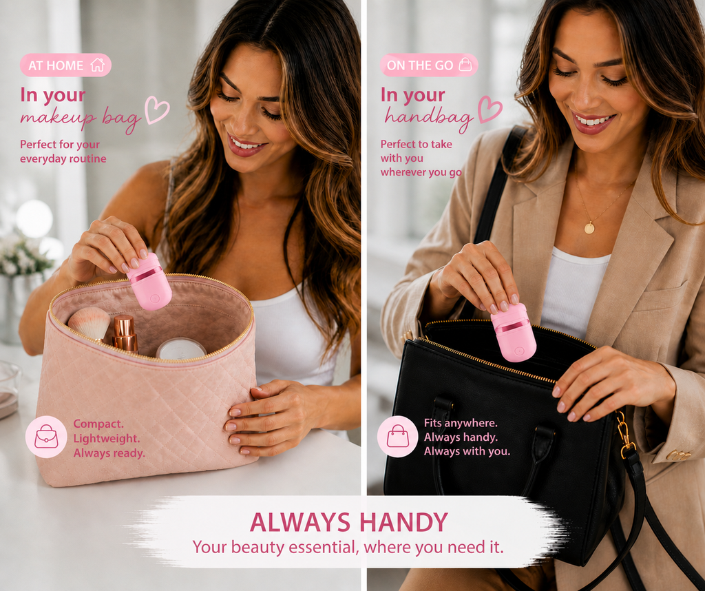 ROTAN Mini Lash Curler — Color Collection | Baby Pink