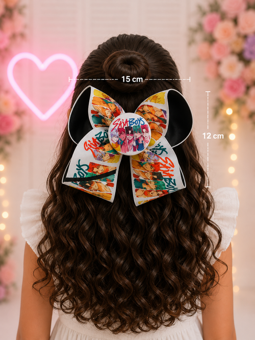 ROTAN Handmade Statement Hair Bow | Large Boutique Bow - Black