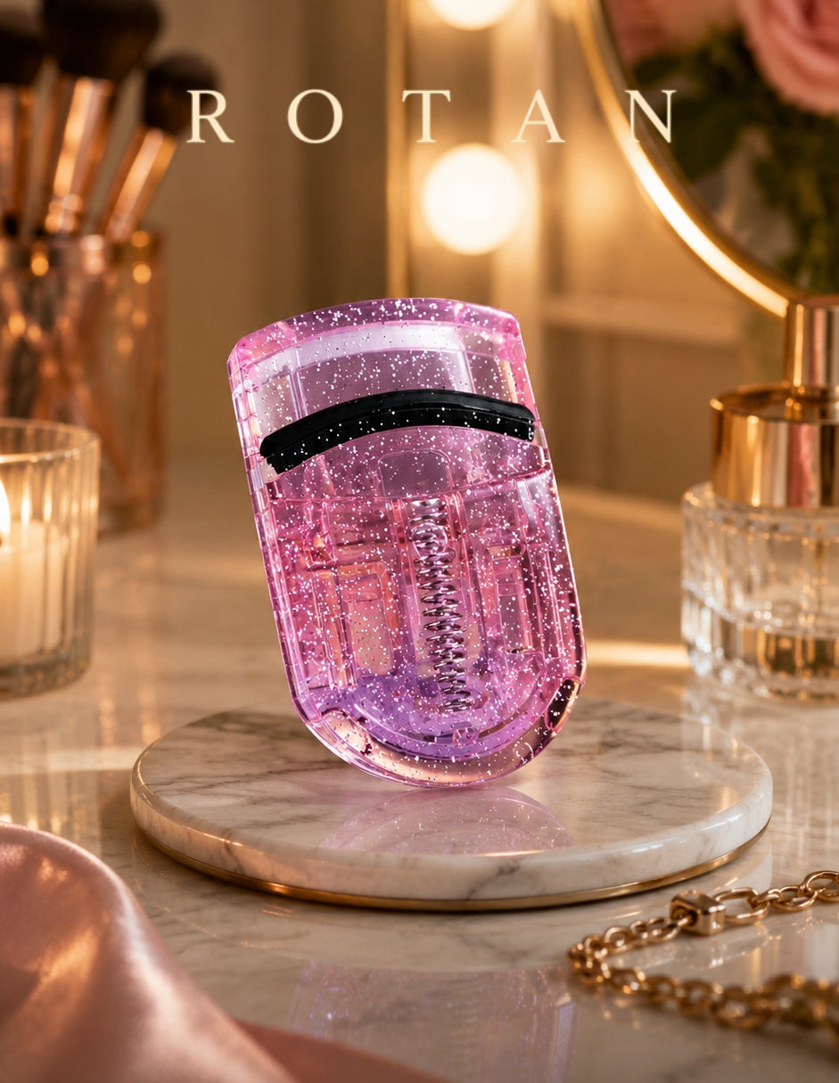 ROTAN Mini Lash Curler — Color Collection | Pink Black