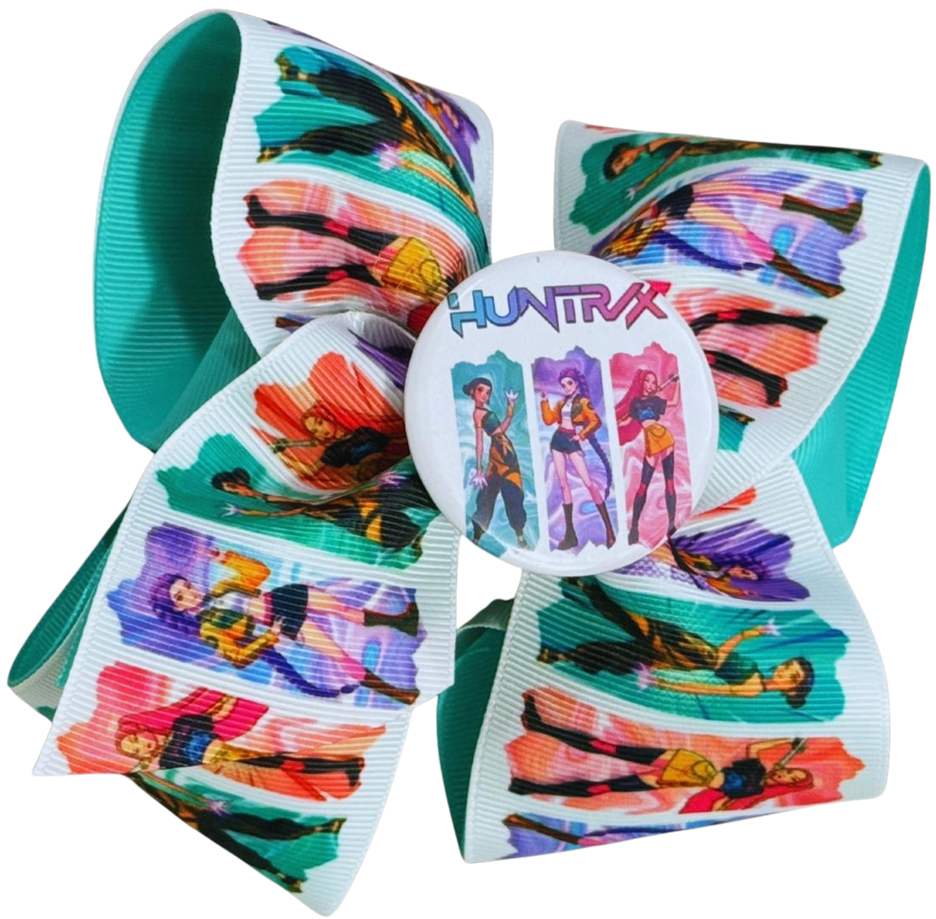 ROTAN Handmade Statement Hair Bow | Large Boutique Bow - Mint