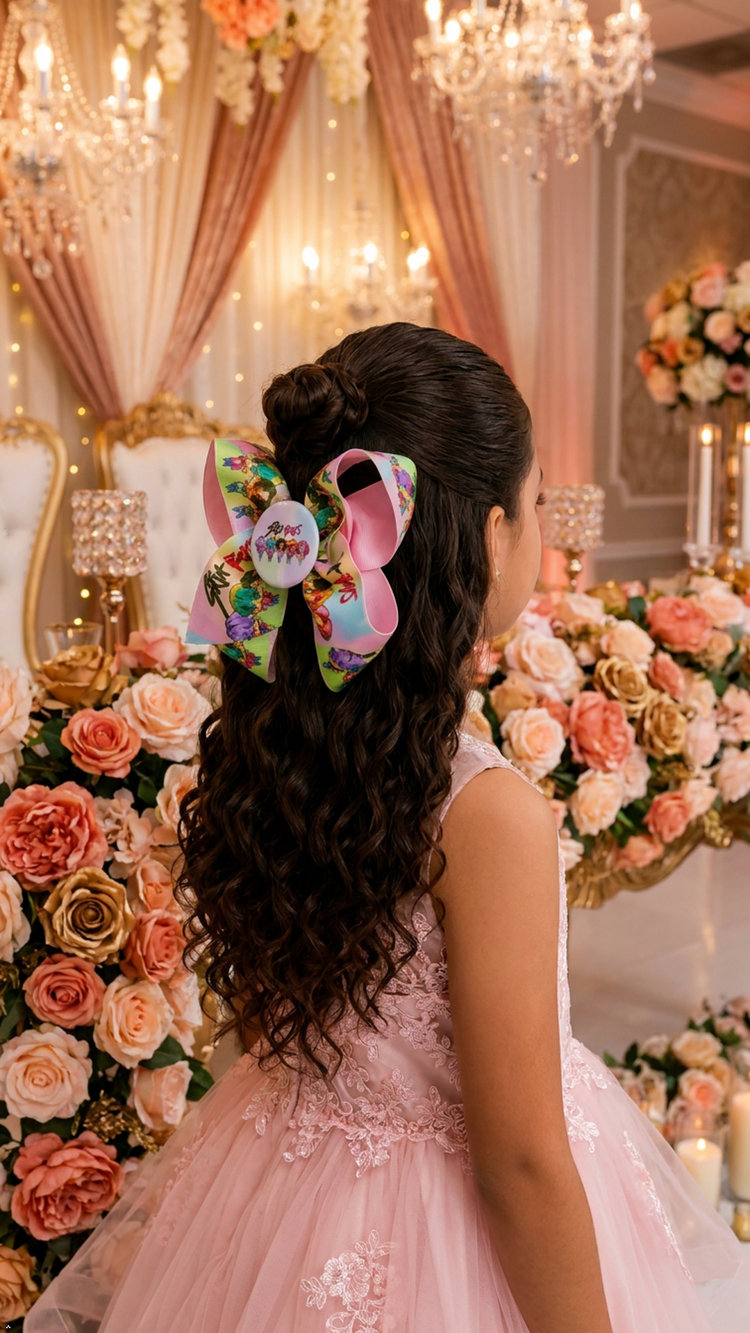 ROTAN Handmade Statement Hair Bow | Large Boutique Bow - PINK